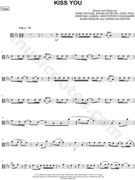 Collection: Kiss You - Viola & Piano