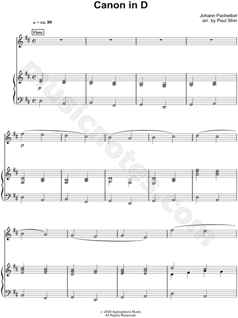 Collection: 10 Popular Classical Works Arranged for Flute and Piano