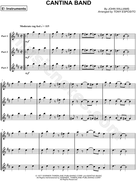 Collection: Cantina Band - Trio of Eb Instruments & Piano