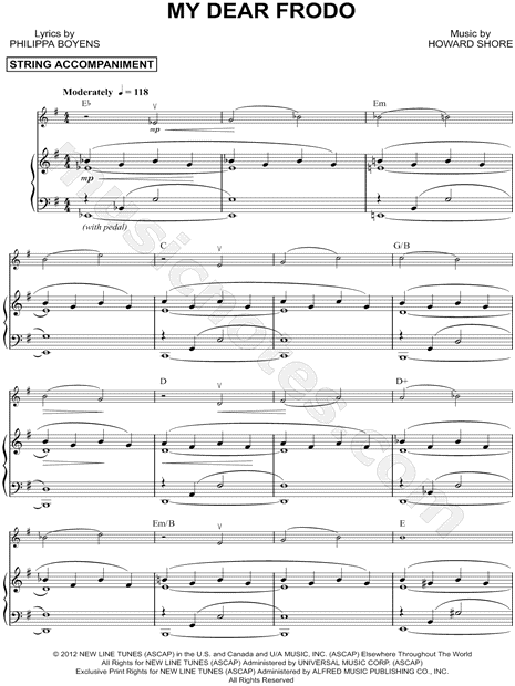 Collection: My Dear Frodo - Viola & Piano