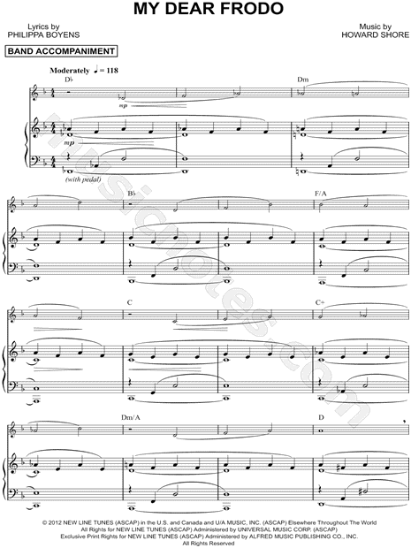 Collection: My Dear Frodo - Alto Saxophone & Piano