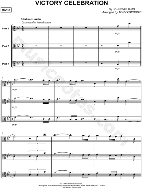 Collection: Victory Celebration - Viola Trio & Piano