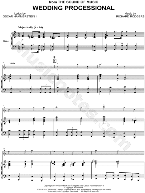 Collection: Wedding Processional - Violin & Piano