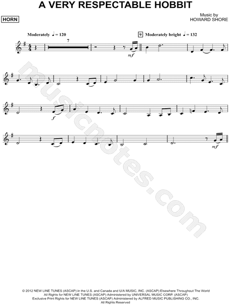 Collection: A Very Respectable Hobbit - French Horn & Piano