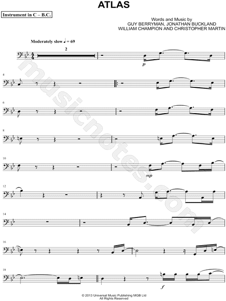 Collection: Atlas - Bass Clef Instrument & Piano