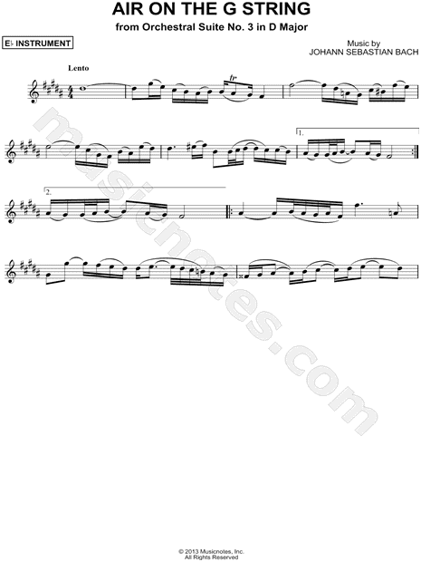 Collection: Air on the G String - Eb Instrument & Piano