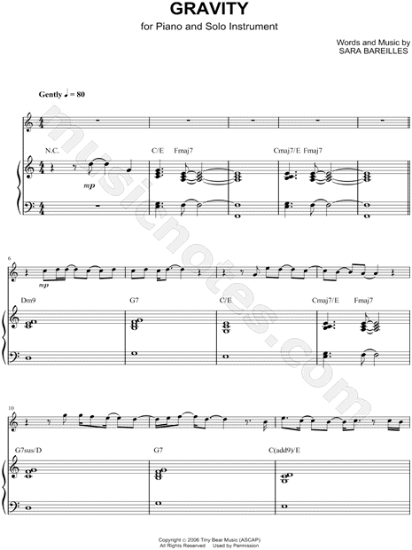Collection: Gravity - Bb Instrument & Piano