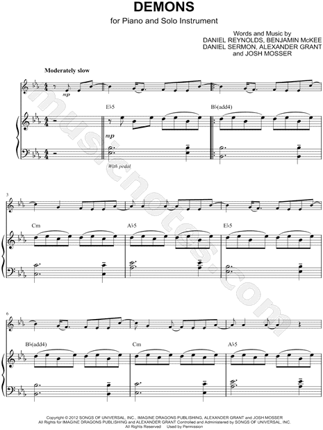 Collection: Demons - F Instrument & Piano