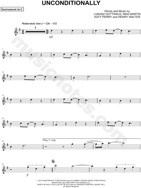 Collection: Unconditionally - C Instrument & Piano