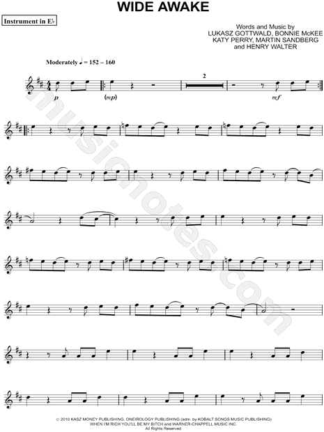 Collection: Wide Awake - Eb Instrument & Piano