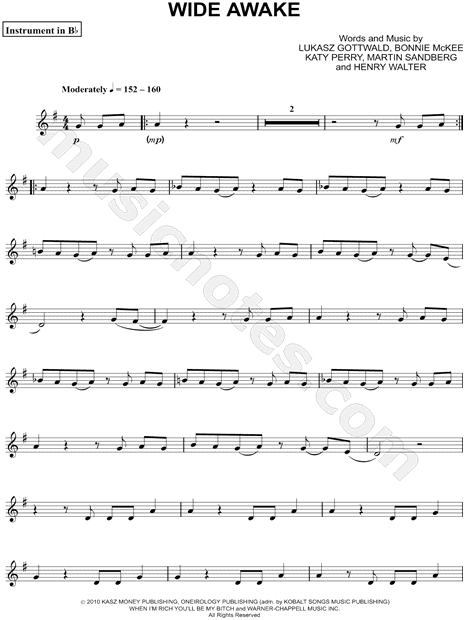 Collection: Wide Awake - Bb Instrument & Piano