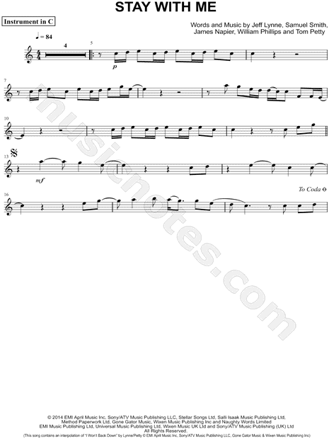 Collection: Stay with Me - C Instrument & Piano