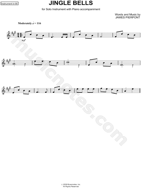 Collection: 10 Christmas Favorites Arranged for Solo Bb Instrument