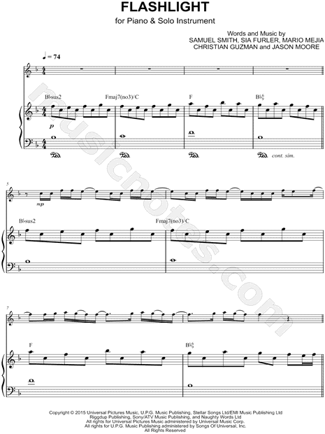 Collection: Flashlight - Eb Instrument & Piano