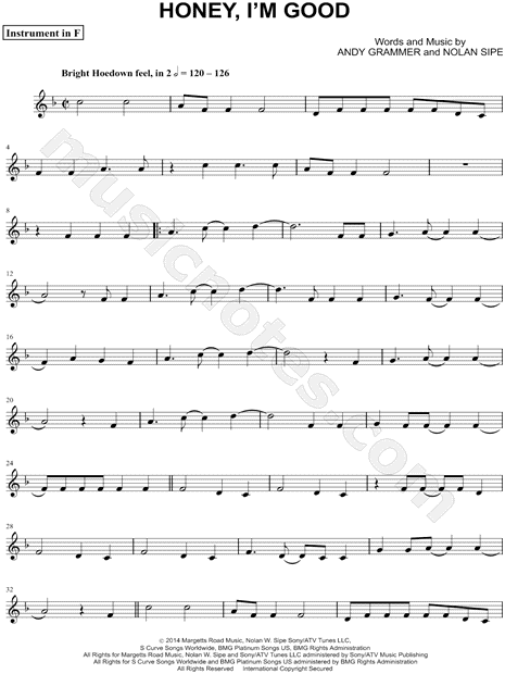 Collection: Honey, I'm Good - F Instrument & Piano