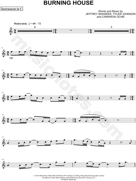 Collection: Burning House - C Instrument & Piano
