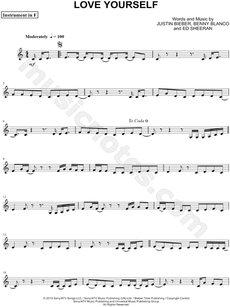 Collection: Love Yourself - F Instrument & Piano
