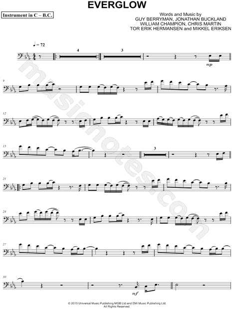 Collection: Everglow - Bass Clef Instrument & Piano