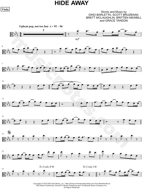 Collection: Hide Away - Viola & Piano
