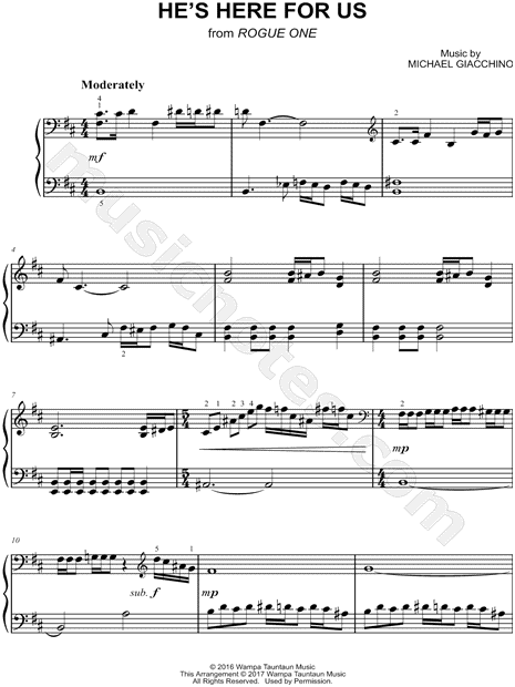 Collection: Star Wars: Rogue One - Easy Piano Themes