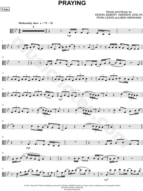 Collection: Praying - Viola & Piano