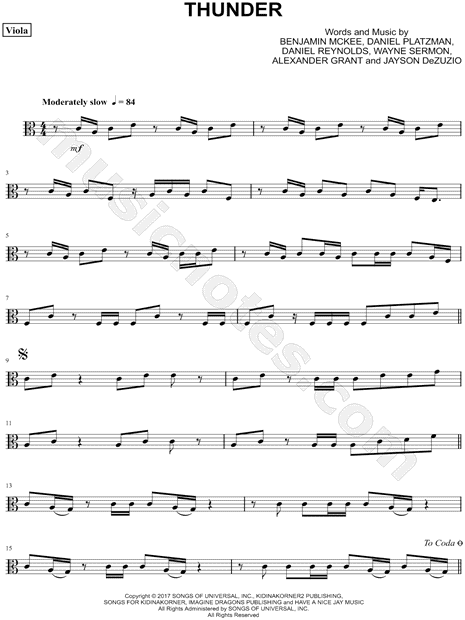 Collection: Thunder - Viola & Piano
