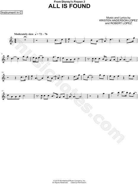 Collection: All Is Found - C Instrument & Piano
