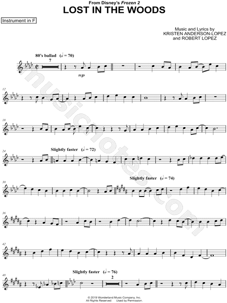 Collection: Lost in the Woods - F Instrument & Piano
