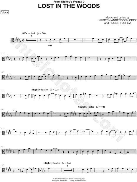 Collection: Lost in the Woods - Viola & Piano