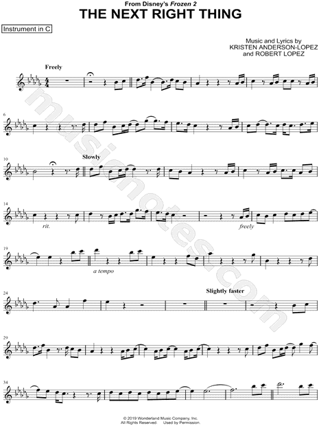 Collection: The Next Right Thing - C Instrument & Piano