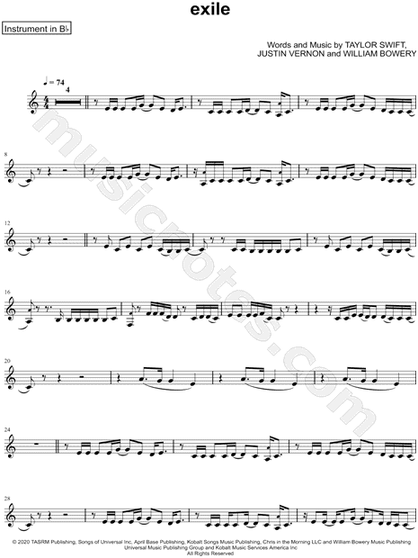 Collection: exile - Bb Instrument & Piano