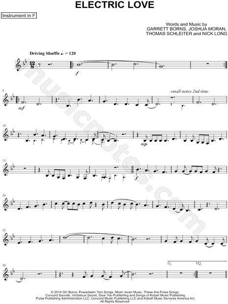 Collection: Electric Love - F Instrument & Piano