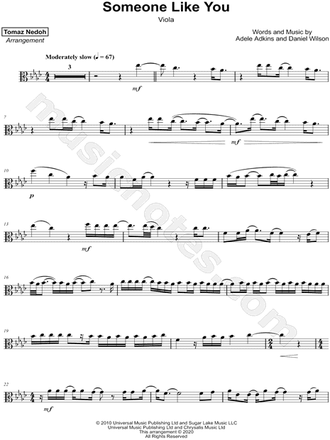 Collection: Someone Like You - Viola & Piano