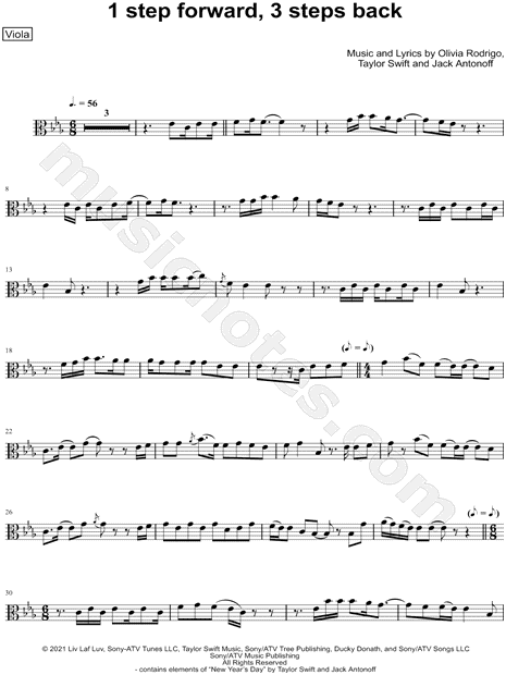 Collection: 1 step forward, 3 steps back - Viola & Piano