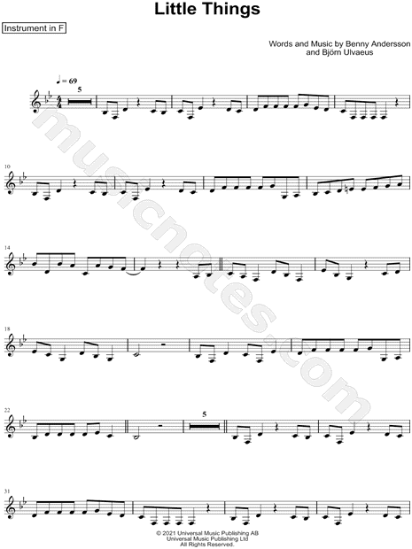 Collection: Little Things - F Instrument & Piano