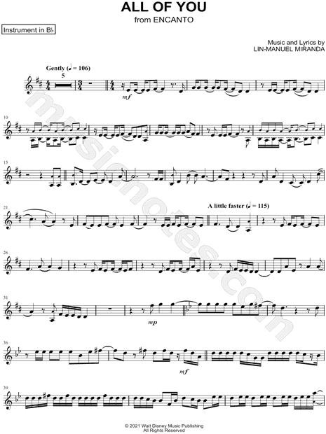 Collection: All of You - Bb Instrument & Piano