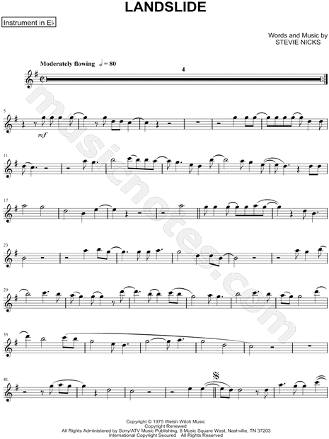Collection: Landslide - Eb Instrument & Piano