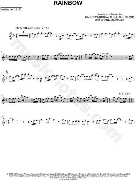Collection: Rainbow - C Instrument & Piano