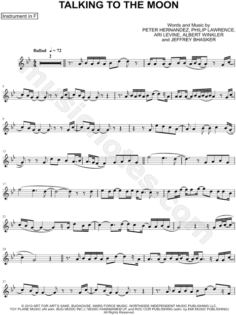 Collection: Talking to the Moon - F Instrument & Piano