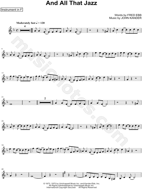 Collection: And All That Jazz - F Instrument & Piano