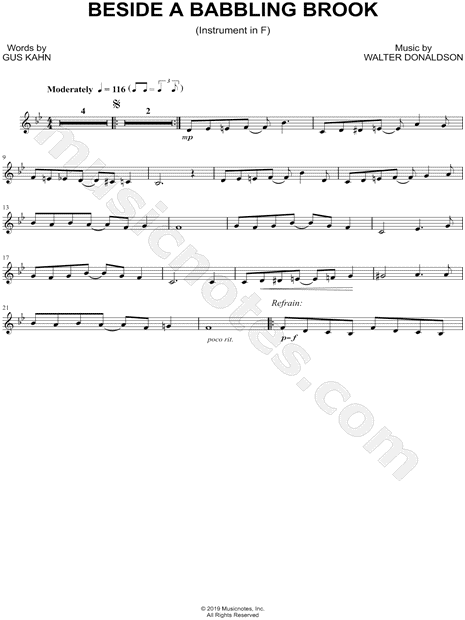 Collection: Beside a Babbling Brook - F Instrument & Piano