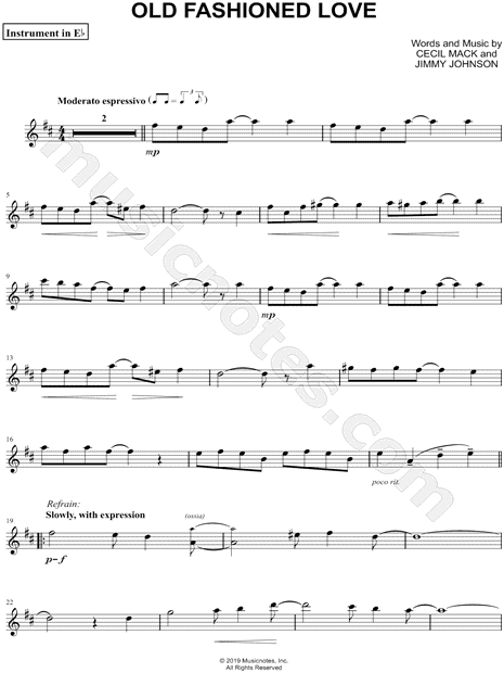 Collection: Old Fashioned Love - Eb Instrument & Piano