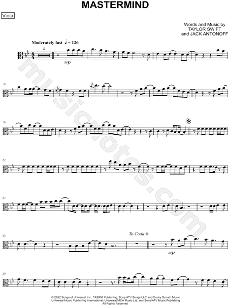 Collection: Mastermind - Viola & Piano