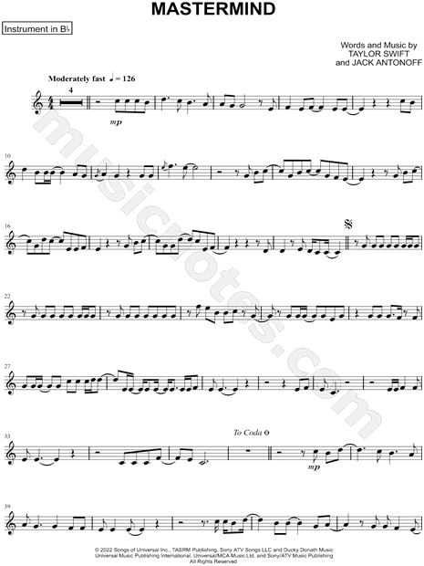 Collection: Mastermind - Bb Instrument & Piano