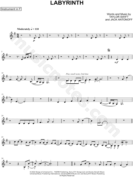 Collection: Labyrinth - F Instrument & Piano