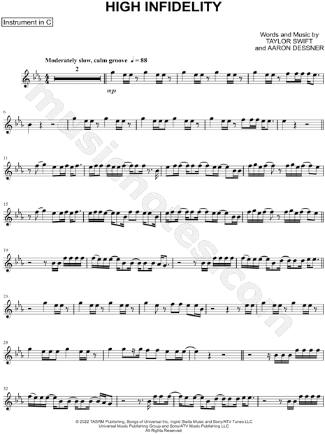 Collection: High Infidelity - C Instrument & Piano