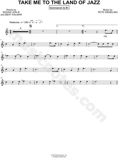 Collection: Take Me to the Land of Jazz - Bb Instrument & Piano