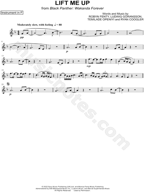 Collection: Lift Me Up - F Instrument & Piano