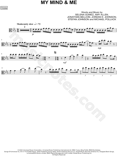 Collection: My Mind & Me - Viola & Piano