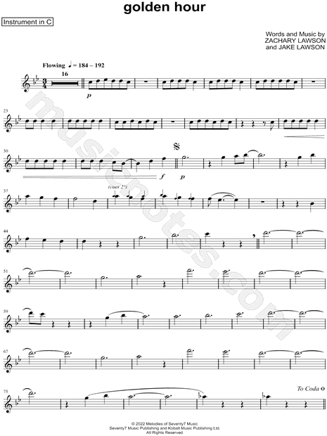 Collection: golden hour - C Instrument & Piano